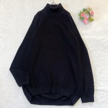 새상품급 빅 [ZARA] 터틀넥 롱 스웨터 (L) 코튼