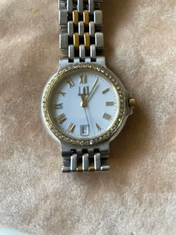 던힐 엘리트 남성용 다이아몬드 셀 화이트