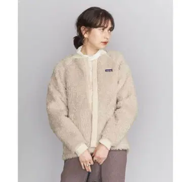 patagonia 레트로X 보머 자켓 내추럴 보아 플리스