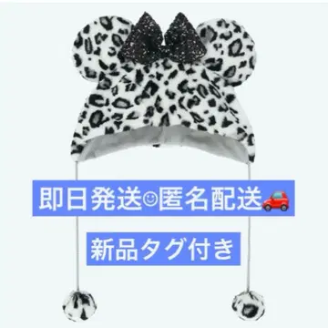 [ 미사용 새상품 ] 디즈니 팬캡 미니 레오파드 무늬