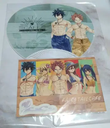 FAIRY TAIL 미니 부채 & 스티커 세트
