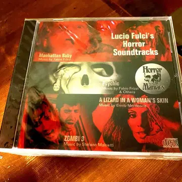 레어 Lucio Fulci's Horror Soundtracks 4작품