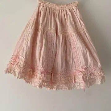 BABY THE STARS SHINE BRIGHT 핑크 플레어 스커트