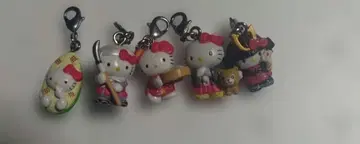 지역 한정 키티 키링 5개 세트