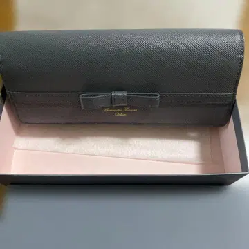 Samanthathavasa 리본 벨트 장지갑 그레이 블랙 계열