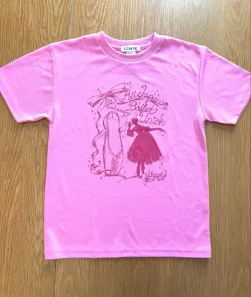 Chacott 핑크 반팔 T셔츠 160
