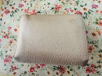 황궁 지갑 이단 접이식 골드