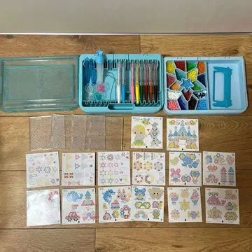 아쿠아비즈 세트 다색 비즈와 펜 포함