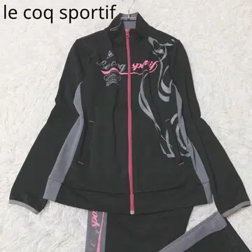 르꼬끄 스포르티브 셋업 저지 트레이닝 포켓 블랙 L