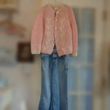 빈티지 모헤어 가디건