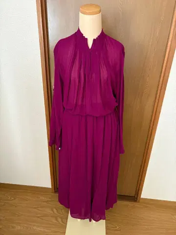 시빌라 블라우스&스커트 퍼플