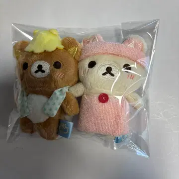 2점 리락쿠마 고양이 고양이의 온천 테노리 봉제 인형 4점 세트