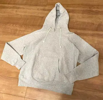 Champion 그레이 후드 부착 후드티