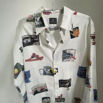 PS 폴 스미스 사진 프린트 긴팔 셔츠