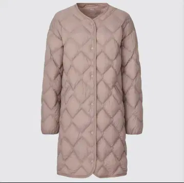 유니클로 울트라 라이트 다운 릴랙스 코트 베이지 S