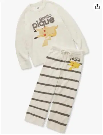 gelato pique 베비모코 풀오버 & 롱 팬츠 포켓몬