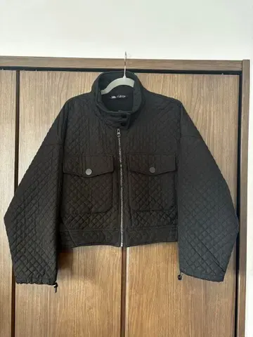 ZARA 블랙 퀼팅 자켓 L