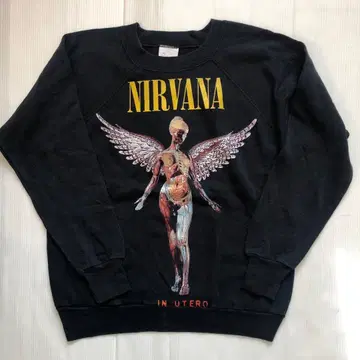 닐바나 Nirvana IN UTERO MADE IN U.S.A. L