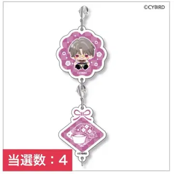 미남 전국 매혹의 무장 복권 차레쿠지 아크릴 참 세트 센노리큐