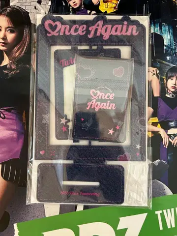 TWICE ONCE AGAIN 아크릴 포토 카드 스탠드 미개봉품