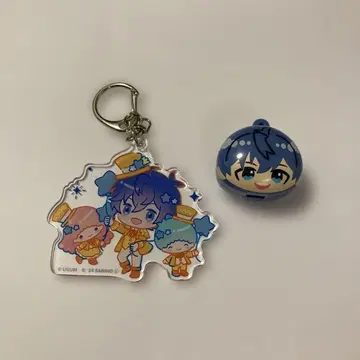 컬러풀 피치 나오키리 산리오 아크릴 키링 빗쿠라타마고