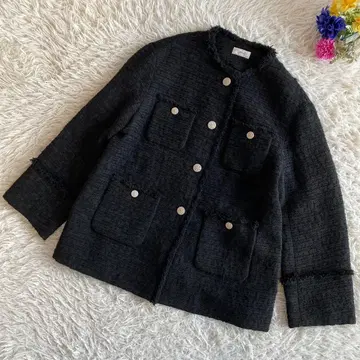 IENA 노카라 트위드 자켓