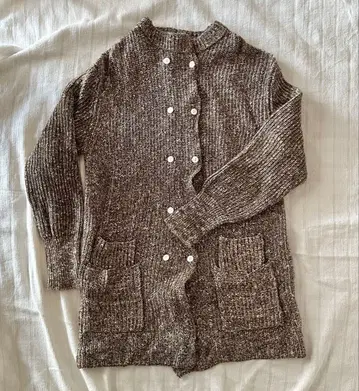 [ 새상품급 ] 홈스펀 롱 가디건 프리 사이즈