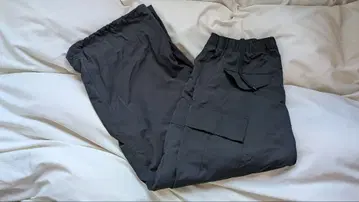 [중고] FREAK'S STORE 와이드 스트레이트 카고 팬츠 L 블랙