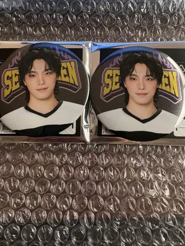 디노 2025 seventeen HOME 캔 배지 2개