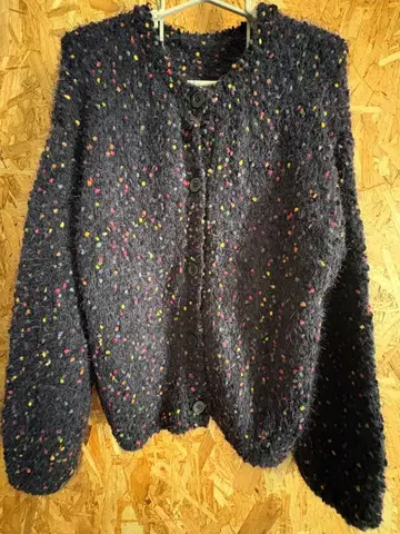 배송비 포함 B.C STOCK 포코포코 얀 믹스 2WAY 가디건 네이비