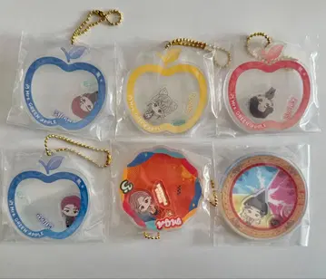 미세스 그린애플 제일복권 E상 바스락 아크릴 참 6개