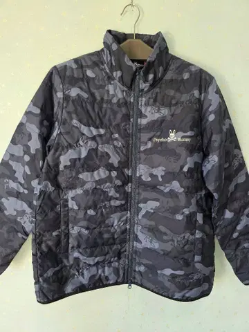 새상품급 Psyco Bunny 카모플라주 다운 자켓 L