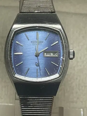 [ 작동품 ] CITIZEN 쿼츠 손목시계 파랑