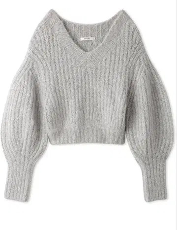 SNIDEL/루즈 오프숄더 크롭 풀오버