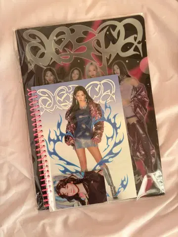 레어 aespa 카리나 노트 트레이딩 카드