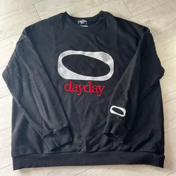 DAYDAY 블랙 맨투맨 L