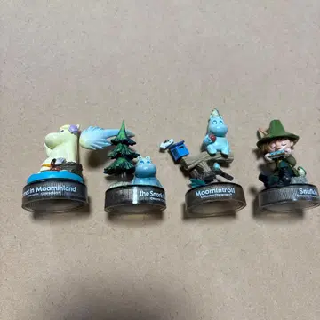 무민 스너프킨 외 피규어 4개 세트