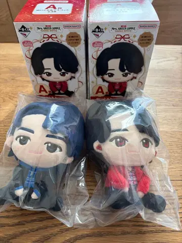 미세스 제일복권 봉제 인형 마스코트 2체 세트