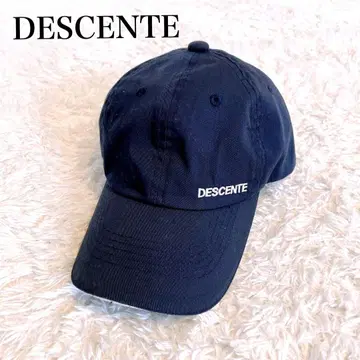 DESCENTE 레어 네이비 캡 자수 사이즈 조절 가능 남성용