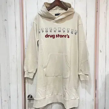 드럭 스토어즈 튜닉 원피스 후드티 3 루즈핏 새상품