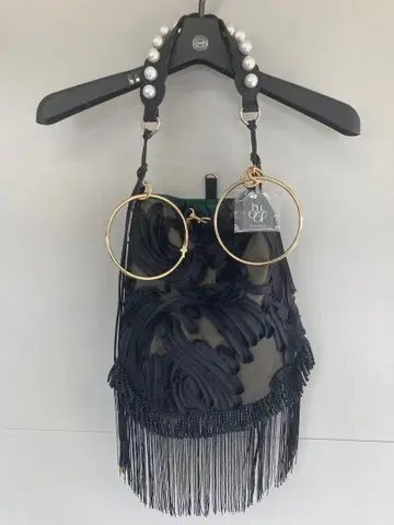 hippopo 프린지 부착 백