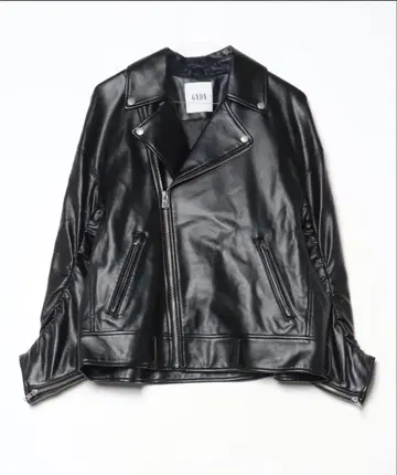 GYDA 제이다 가죽 오버 사이즈 라이더 자켓