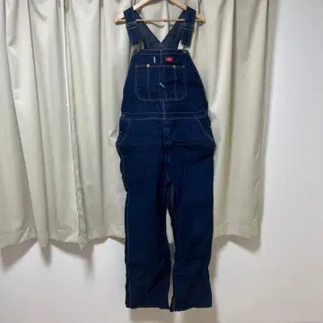 Dickies 다크 블루 오버롤 42X32