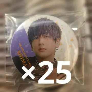 우라시마사카타센 시마 실사 캔뱃지 세트