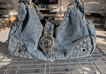 데님 숄더백 버클 포함