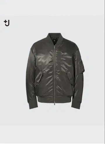 유니클로 +j 하이브리드 다운 봄버 자켓 S