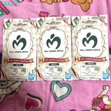 미세스 제일복권 H상 입체 메모 3종 세트