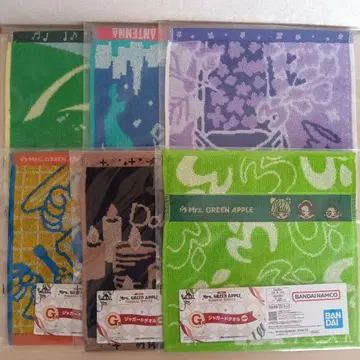 제일복권 Mrs. GREEN APPLE G상 자카드 타월 전 6종 컴프