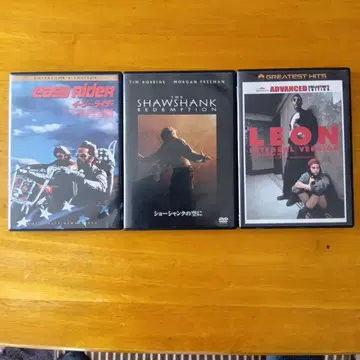 레옹, 쇼생크 탈출, 이지 라이더 명작 영화 DVD 3편 세트