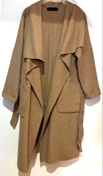 ZARA 울 코트 베이지